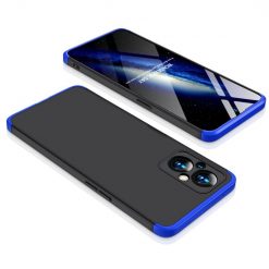 Lacné Kryty | Ochranný kryt 360 Protection čierno-modrý – Oppo Reno7 Lite (Reno 7 Lite) | Lacné Kryty