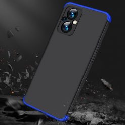 Lacné Kryty | Ochranný kryt 360 Protection čierno-modrý – Oppo Reno7 Lite (Reno 7 Lite) | Lacné Kryty
