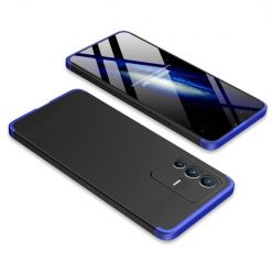 Lacné Kryty | Ochranný kryt 360 Protection čierno-modrý – Vivo V23 5G | Lacné Kryty