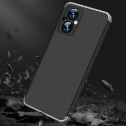 Ochranný kryt 360 Protection čierno-strieborný – Oppo Reno7 Lite (Reno 7 Lite) | Lacné Kryty Lacné Kryty | Ochranný kryt 360 Protection čierno-strieborný – Oppo Reno7 Lite (Reno 7 Lite) | Lacné Kryty