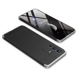 Lacné Kryty | Ochranný kryt 360 Protection čierno-strieborný – Vivo V23 5G | Lacné Kryty