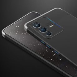 Lacné Kryty | Ochranný kryt 360 Protection čierno-strieborný – Vivo V23 5G | Lacné Kryty