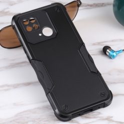Lacné Kryty | Odolný kryt Mighty case čierny – Xiaomi Redmi 10C | Lacné Kryty