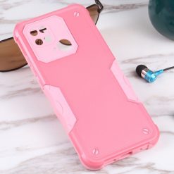 Lacné Kryty | Odolný kryt Mighty case tmavoružový – Xiaomi Redmi 10C | Lacné Kryty