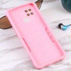 Lacné Kryty | Odolný kryt Mighty case tmavoružový – Xiaomi Redmi 10C | Lacné Kryty