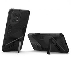 Lacné Kryty | Odolný Kryt Punk armor case čierny – Oppo Find X5 Pro | Lacné Kryty