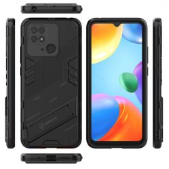 Odolný Kryt Punk armor case čierny – Xiami Redmi 10C | Lacné Kryty Lacné Kryty | Odolný Kryt Punk armor case čierny – Xiami Redmi 10C | Lacné Kryty