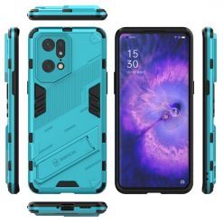 Lacné Kryty | Odolný Kryt Punk armor case modrý – Oppo Find X5 Pro | Lacné Kryty