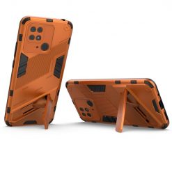 Lacné Kryty | Odolný Kryt Punk armor case oranžový – Xiami Redmi 10C | Lacné Kryty