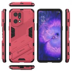 Lacné Kryty | Odolný Kryt Punk armor case ružový – Oppo Find X5 Pro | Lacné Kryty