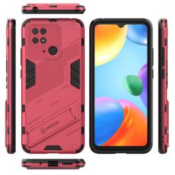 Lacné Kryty | Odolný Kryt Punk armor case ružový – Xiami Redmi 10C | Lacné Kryty