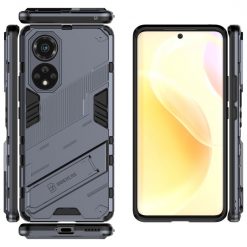 Lacné Kryty | Odolný Kryt Punk armor case sivý – Huawei Nova 9 / Honor 50 | Lacné Kryty