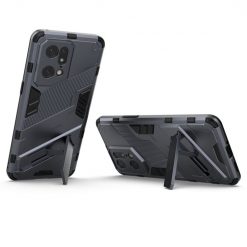 Lacné Kryty | Odolný Kryt Punk armor case sivý – Oppo Find X5 Pro | Lacné Kryty