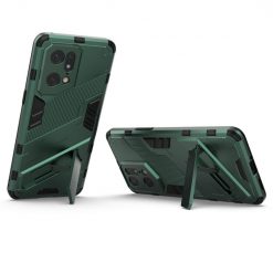 Lacné Kryty | Odolný Kryt Punk armor case zelený – Oppo Find X5 Pro | Lacné Kryty