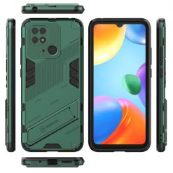 Odolný Kryt Punk armor case zelený – Xiami Redmi 10C | Lacné Kryty Lacné Kryty | Odolný Kryt Punk armor case zelený – Xiami Redmi 10C | Lacné Kryty