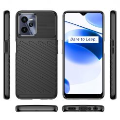 Lacné Kryty | Odolný kryt Thunder Armor čierny – Realme C35 | Lacné Kryty