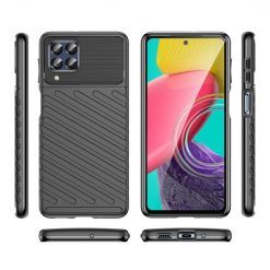 Lacné Kryty | Odolný kryt Thunder Armor čierny – Samsung Galaxy M53 | Lacné Kryty