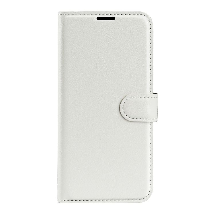 Peňaženkové puzdro Litchi biele – OnePlus 10 Pro