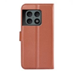 Peňaženkové puzdro Litchi hnedé – OnePlus 10 Pro | Lacné Kryty Lacné Kryty | Peňaženkové puzdro Litchi hnedé – OnePlus 10 Pro | Lacné Kryty