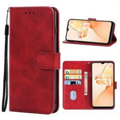 Lacné Kryty | Peňaženkové puzdro Splendid case červené – Realme C31 | Lacné Kryty