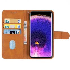 Lacné Kryty | Peňaženkové puzdro Splendid case hnedé – Oppo Find X5 Pro | Lacné Kryty