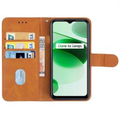 Peňaženkové puzdro Splendid case hnedé – Realme C35 | Lacné Kryty Lacné Kryty | Peňaženkové puzdro Splendid case hnedé – Realme C35 | Lacné Kryty