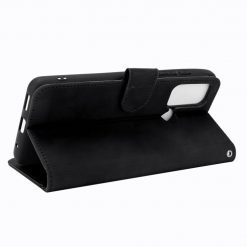 Lacné Kryty | Peňaženkové puzdro Solid čierne – Motorola Moto G60 | Lacné Kryty
