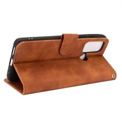Lacné Kryty | Peňaženkové puzdro Solid hnedé – Motorola Moto G60 | Lacné Kryty
