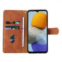Lacné Kryty | Peňaženkové puzdro Solid hnedé – Samsung Galaxy M23 | Lacné Kryty