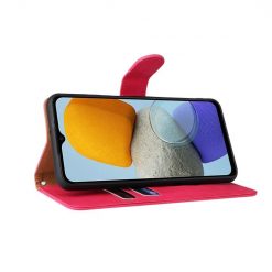 Lacné Kryty | Peňaženkové puzdro Solid ružové – Samsung Galaxy M23 | Lacné Kryty