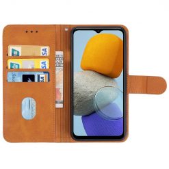 Lacné Kryty | Peňaženkové puzdro Splendid case hnedé – Samsung Galaxy M23 | Lacné Kryty
