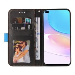 Peňaženkové puzdro Stitching čierno-modré – Honor 50 Lite / Huawei Nova 8i | Lacné Kryty Lacné Kryty | Peňaženkové puzdro Stitching čierno-modré – Honor 50 Lite / Huawei Nova 8i | Lacné Kryty