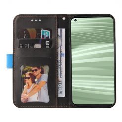 Lacné Kryty | Peňaženkové puzdro Stitching čierno-modré – Realme GT 2 Pro | Lacné Kryty