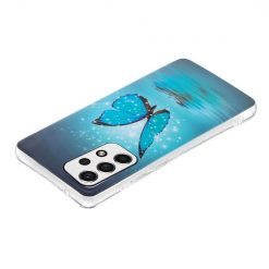 Lacné Kryty | Zadný svietiaci kryt Luminous Pattern Motýľ – Samsung Galaxy A13 (4G) | Lacné Kryty