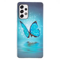Lacné Kryty | Zadný svietiaci kryt Luminous Pattern Motýľ – Samsung Galaxy A53 5G | Lacné Kryty