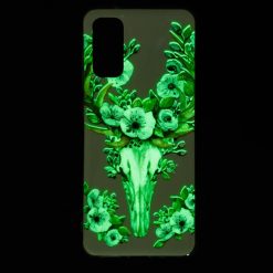 Lacné Kryty | Zadný svietiaci kryt Luminous Pattern Jeleň a kvety – Samsung Galaxy A53 5G | Lacné Kryty