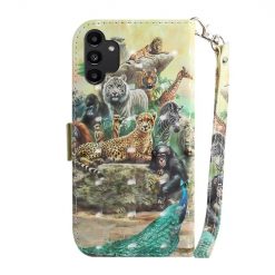 Lacné Kryty | Knižkové puzdro Trendy Cross case Zoo – Samsung Galaxy A13 (4G) | Lacné Kryty