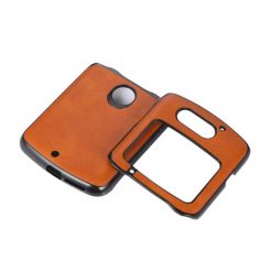Lacné Kryty | Kryt Cowhide Case hnedý – Motorola Razr 5G | Lacné Kryty
