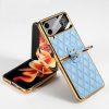 Lacné Kryty | Kožený kryt Smart Skin čierny – Samsung Galaxy Z Flip 4 | Lacné Kryty