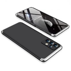 Ochranný kryt 360 Protection čierno-strieborný – Samsung Galaxy A13 (4G) | Lacné Kryty Lacné Kryty | Ochranný kryt 360 Protection čierno-strieborný – Samsung Galaxy A13 (4G) | Lacné Kryty