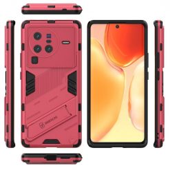 Lacné Kryty | Odolný Kryt Punk armor case ružový – Vivo X80 Pro | Lacné Kryty