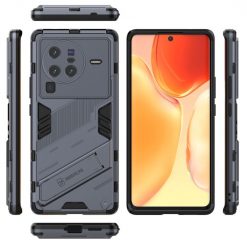 Lacné Kryty | Odolný Kryt Punk armor case sivý – Vivo X80 Pro | Lacné Kryty