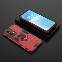 Lacné Kryty | Odolný kryt Ring Armor červený – OnePlus Nord 2T 5G | Lacné Kryty