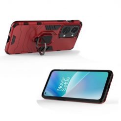 Lacné Kryty | Odolný kryt Ring Armor červený – OnePlus Nord 2T 5G | Lacné Kryty