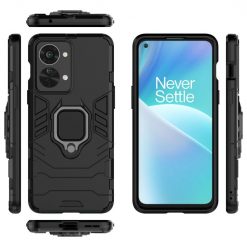 Lacné Kryty | Odolný kryt Ring Armor čierny – OnePlus Nord 2T 5G | Lacné Kryty