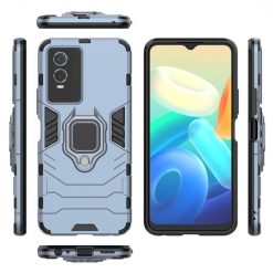 Lacné Kryty | Odolný kryt Ring Armor modrý – Vivo Y76 5G | Lacné Kryty