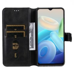 Peňaženkové puzdro Classic Leather case čierne – Vivo Y55 5G | Lacné Kryty Lacné Kryty | Peňaženkové puzdro Classic Leather case čierne – Vivo Y55 5G | Lacné Kryty