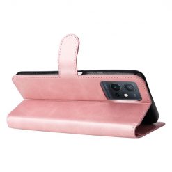 Lacné Kryty | Peňaženkové puzdro Classic Leather case ružové – Vivo Y55 5G | Lacné Kryty