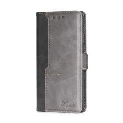 Lacné Kryty | Peňaženkové puzdro Retro Leather čierne – Motorola Moto G52 / G82 5G