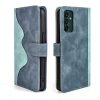 Lacné Kryty | Peňaženkové puzdro Dual Wavy Case zelené – Samsung Galaxy M13 | Lacné Kryty
